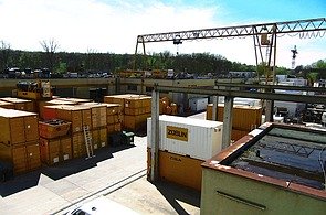 Luftbild des alten Standortes Zuffenhausen Luftbild des alten Standortes Zuffenhausen